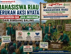 Mahasiswa Riau Serukan Aksi Nyata Lawan Narkoba dan Jaga Lingkungan dari Rimbang Baling