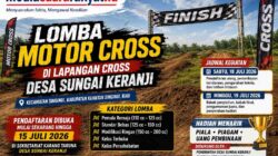 LOMBA MOTOR CROSS DI DESA SUNGAI KERANJI SIAP MERIAHKAN AJANG OLAHRAGA DAN SILATURAHMI KOMUNITAS OTOMOTIF