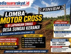 LOMBA MOTOR CROSS DI DESA SUNGAI KERANJI SIAP MERIAHKAN AJANG OLAHRAGA DAN SILATURAHMI KOMUNITAS OTOMOTIF